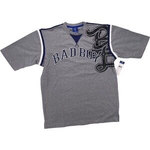 NWT Vintage Y2K Bad Boy Athletics Graphic T Shirt Large Gray Streetwear MMA NWT